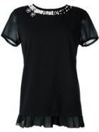 Twin-set Pearl Embellished T-shirt