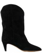 Isabel Marant Western Ankle Boots - Black