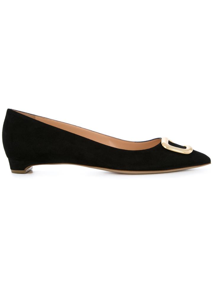 Rupert Sanderson Bedfa Ballerinas - Black