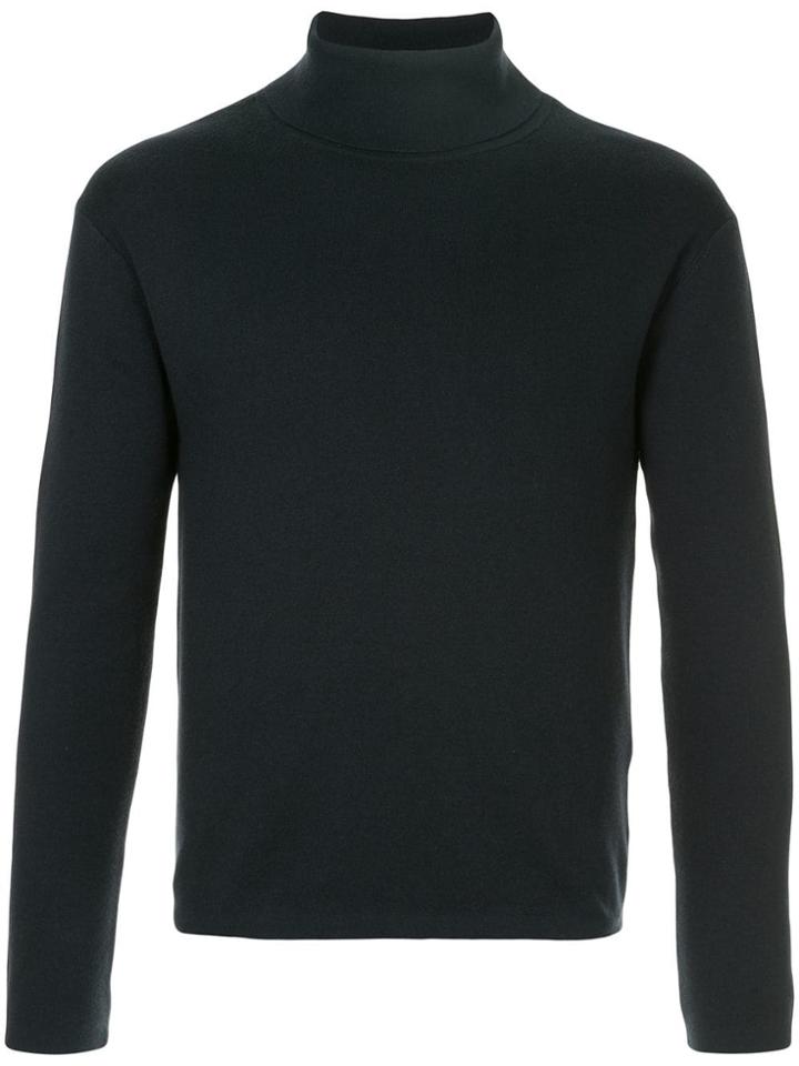 Caban Turtleneck Jumper - Blue