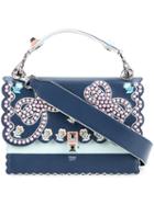 Fendi - Kan I Shoulder Bag - Women - Calf Leather - One Size, Blue, Calf Leather