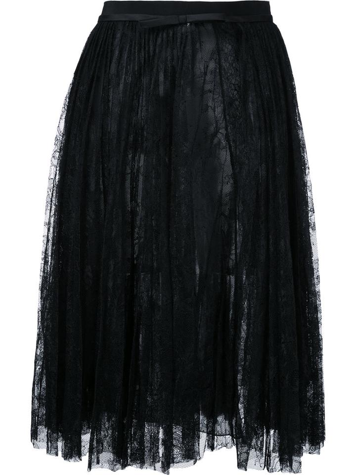 Giambattista Valli - Gigi Lace Skirt - Women - Polyamide/viscose - 40, Black, Polyamide/viscose
