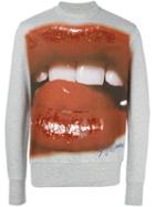 Vivienne Westwood Man Mouth Print Sweatshirt, Men's, Size: Large, Grey, Cotton