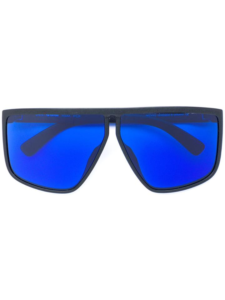Mykita Oversized Aviator Sunglasses - Black
