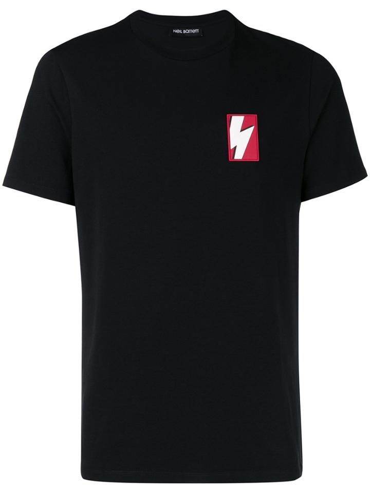 Neil Barrett Chest Print T-shirt - Black