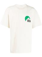 Rhude Logo Printed T-shirt - Neutrals