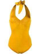Forte Forte Halter Neck Swimsuit - Yellow