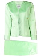 Chanel Pre-owned Two-piece Skirt Suit - Green