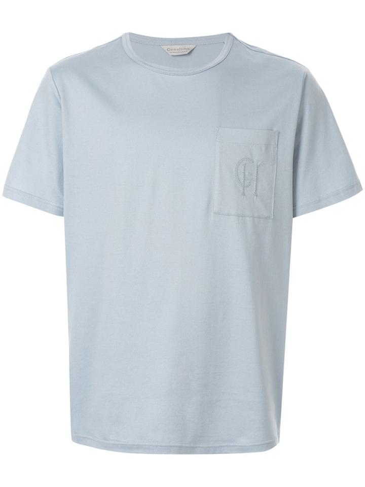 Gieves & Hawkes Chest Pocket T-shirt - Blue