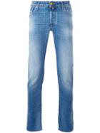 Jacob Cohen Slim-fit Jeans, Men's, Size: 34, Blue, Cotton/elastodiene