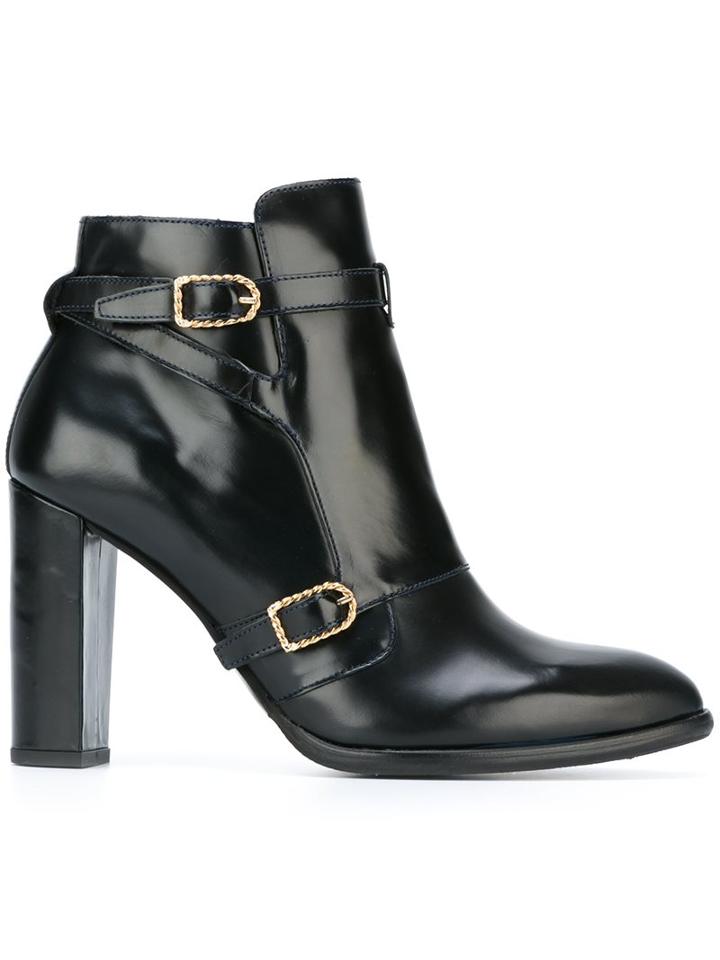 Tommy Hilfiger Buckle Detail Ankle Boots