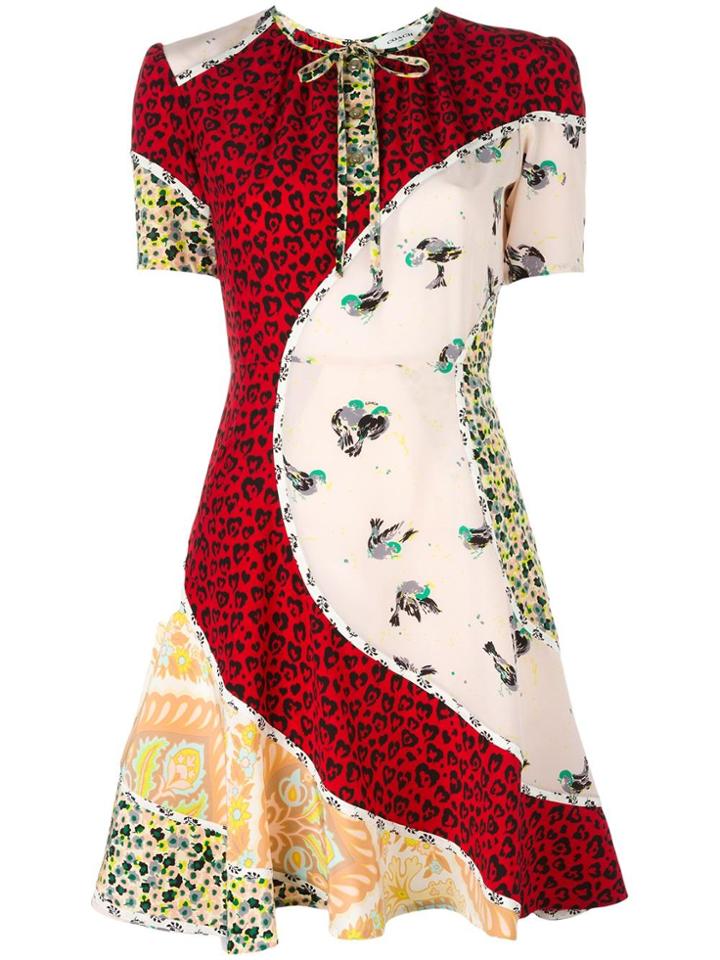 Coach Printed Panel Dress - Multicolour