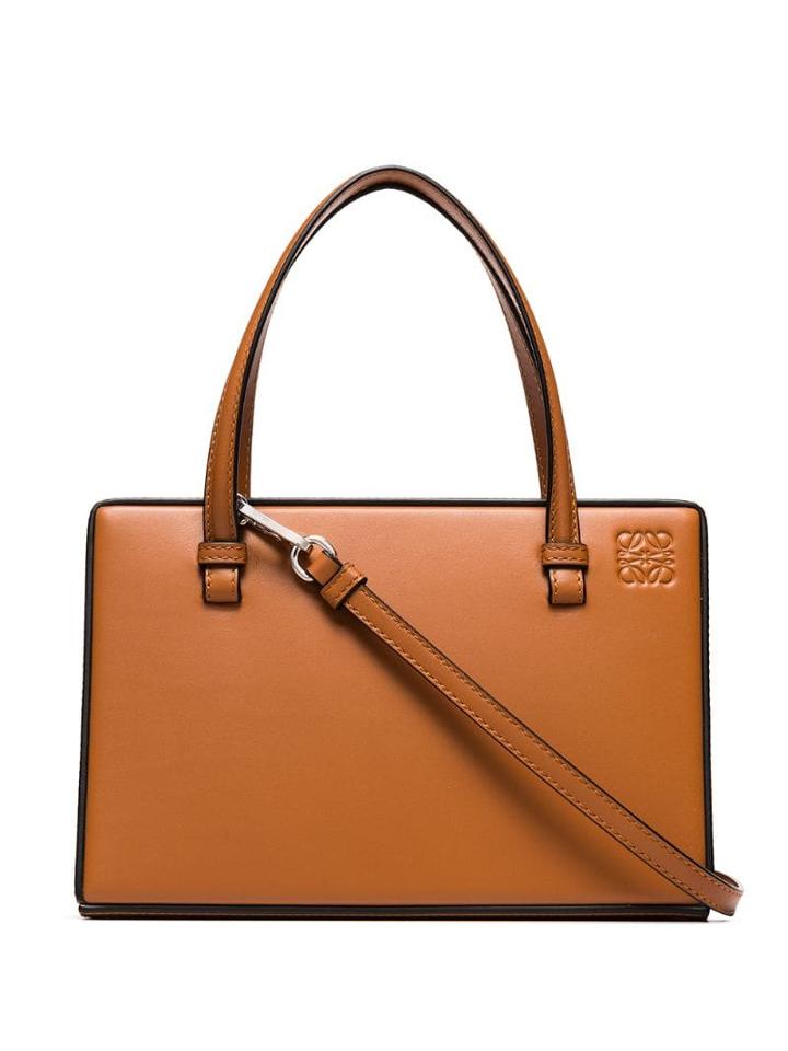 Loewe Postal Box Bag - Brown
