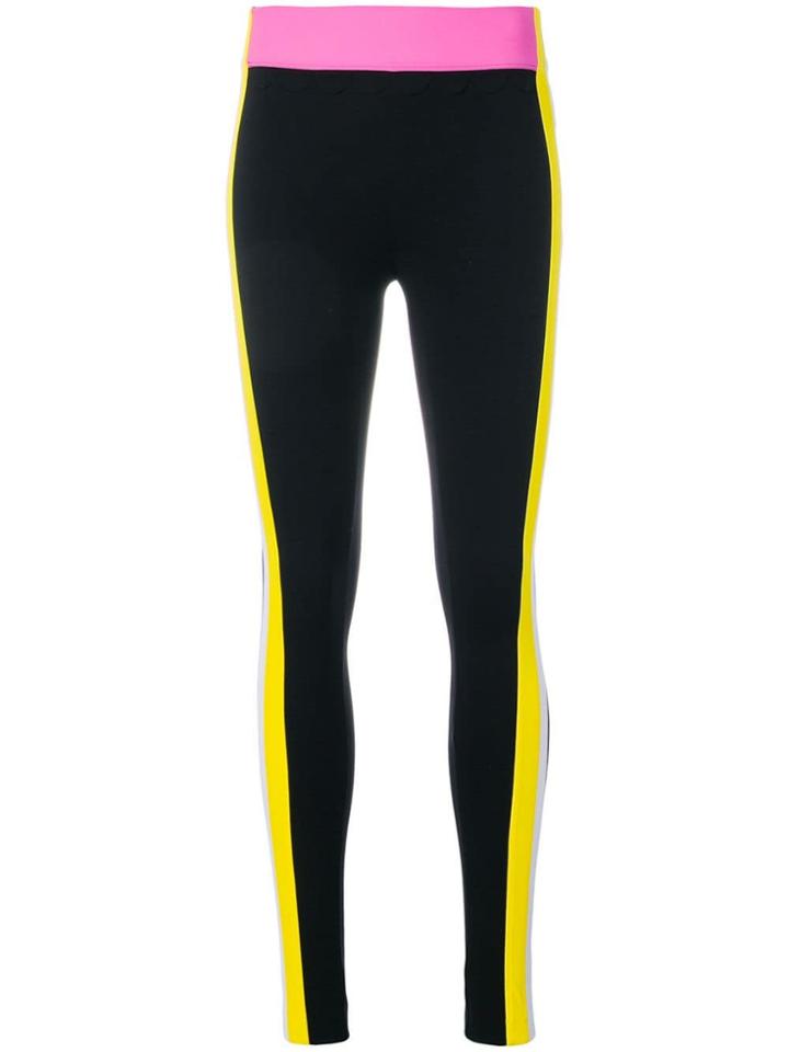 No Ka' Oi Colour Block Sports Leggings - Black
