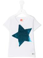 American Outfitters Kids - Sequin Star T-shirt - Kids - Cotton - 4 Yrs, White