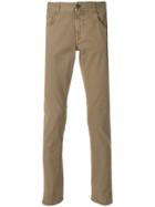 Boglioli Slim Fit Corduroy Trousers - Brown