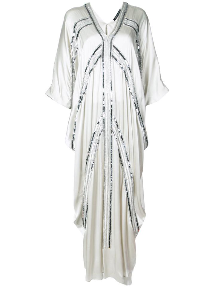 Natori Cocoon Caftan Dress - Grey