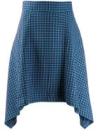 See By Chloé Patterned Curved Skirt - Blue