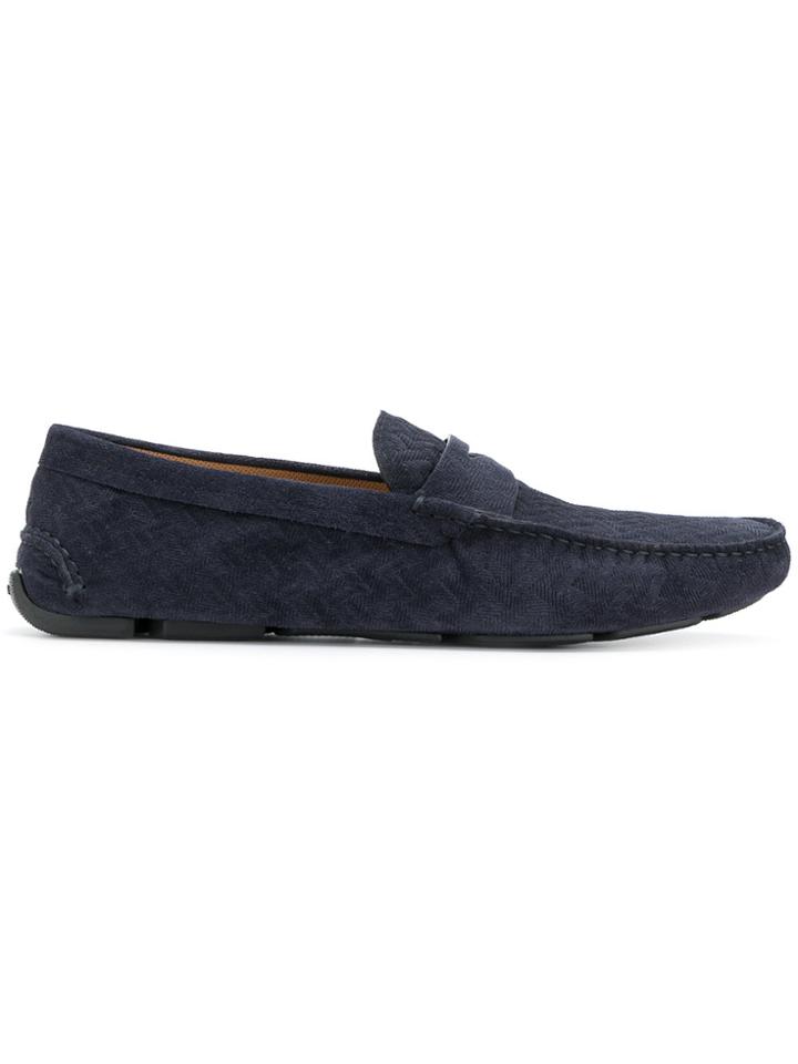 Giorgio Armani Slip-on Loafers - Blue