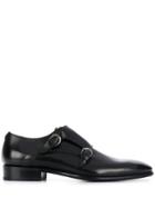 Roberto Cavalli Almond Toe Monk Shoes - Black