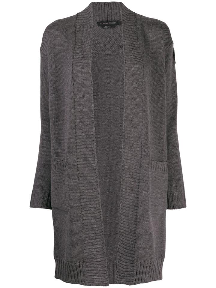 Canada Goose Open Front Cardigan - Grey