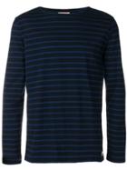 Armor Lux Striped Print Long Sleeve Top - Blue