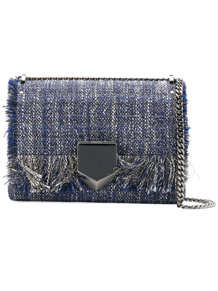 Jimmy Choo Petite Lockett Shoulder Bag - Blue