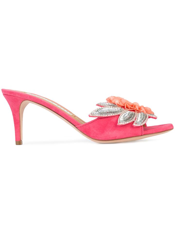 Veronica Beard Nev Sandals - Pink & Purple