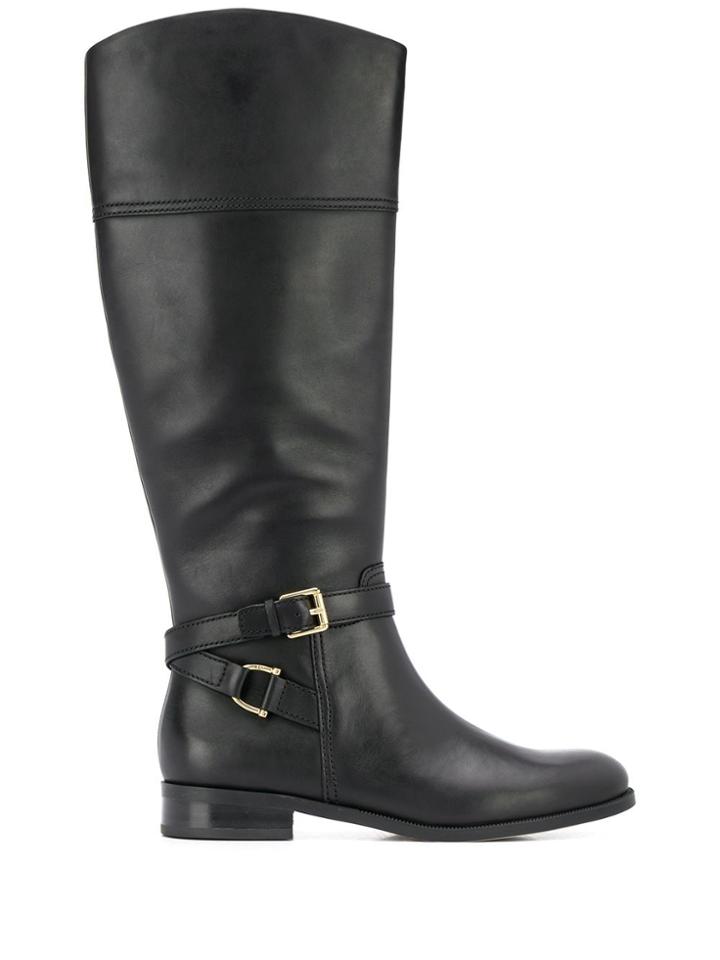 Lauren Ralph Lauren Knee-length Round Toe Boots - Black