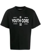 Misbhv Printed Cotton T-shirt - Black
