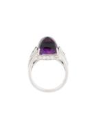 Luis Miguel Howard 'the Deco' Amethyst Ring, Women's, Size: 52, Metallic