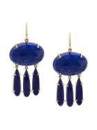Irene Neuwirth Geometric Drop Earrings - Blue