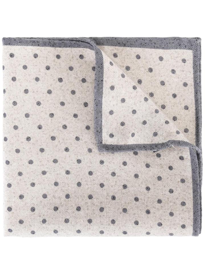 Eleventy Potty Pocket Square - Nude & Neutrals