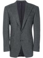 Canali Micro Houndstooth Blazer - Grey