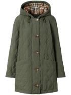 Burberry Quilted Thermoregulated Coat - Green
