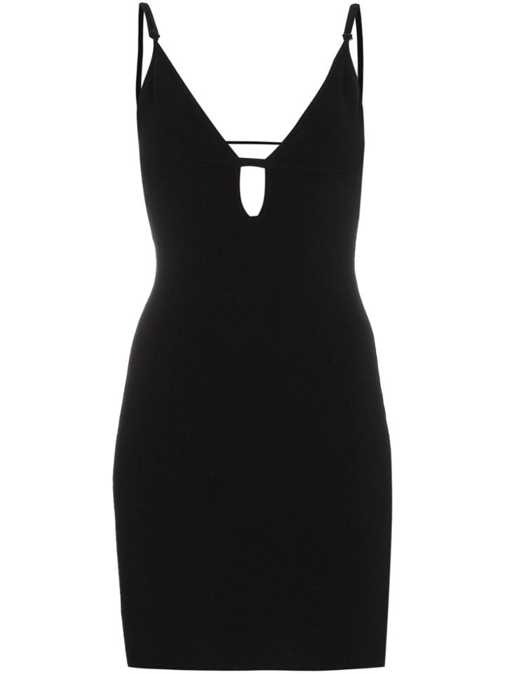 Beau Souci Strappy Fitted Mini Dress - Black