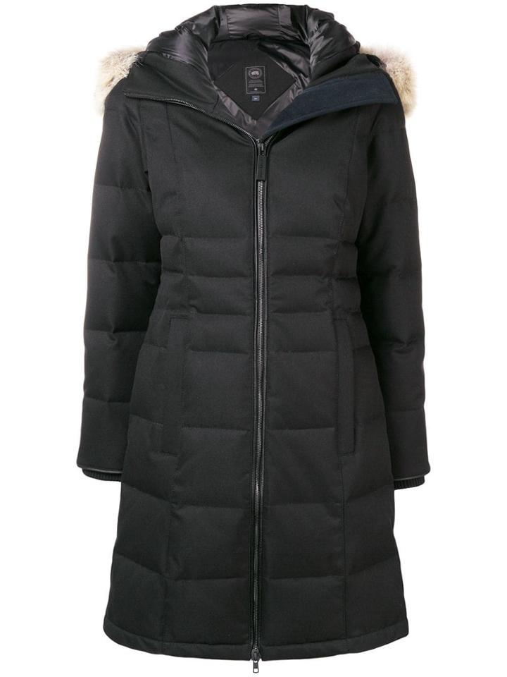 Canada Goose Mid-length Hooded Parka - Black