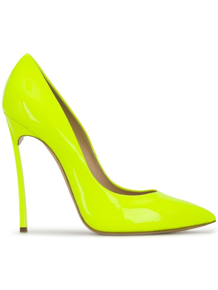 Casadei Blade Pumps - Yellow