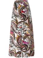 Emilio Pucci Abstract Print Culottes, Women's, Size: 44, Silk