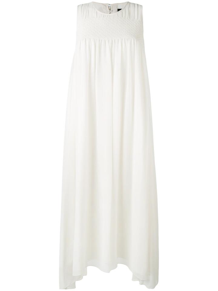Steffen Schraut Gathered Shift Dress, Women's, Size: 40, Nude/neutrals, Polyester