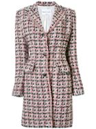 Sonia Rykiel Tweed Single Breasted Coat - Multicolour