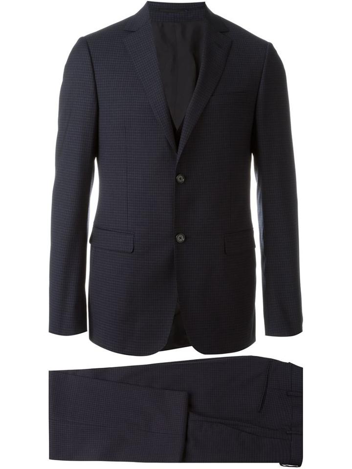 Ermenegildo Zegna Checked Two Piece Suit
