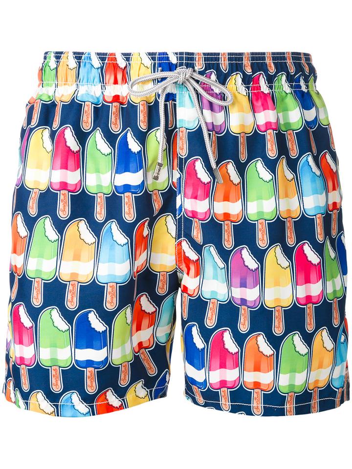 Mc2 Saint Barth - Printed Swim Shorts - Men - Polyamide/polyester/spandex/elastane - S, Polyamide/polyester/spandex/elastane