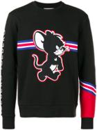 Iceberg Cartoon Print Sweater - Black