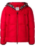 Moncler Hooded Padded Jacket - Red