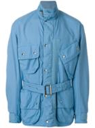 Sacai Belted Field Jacket - Blue