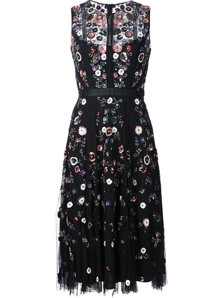 Needle & Thread Floral Embellished Sleeveless Dress