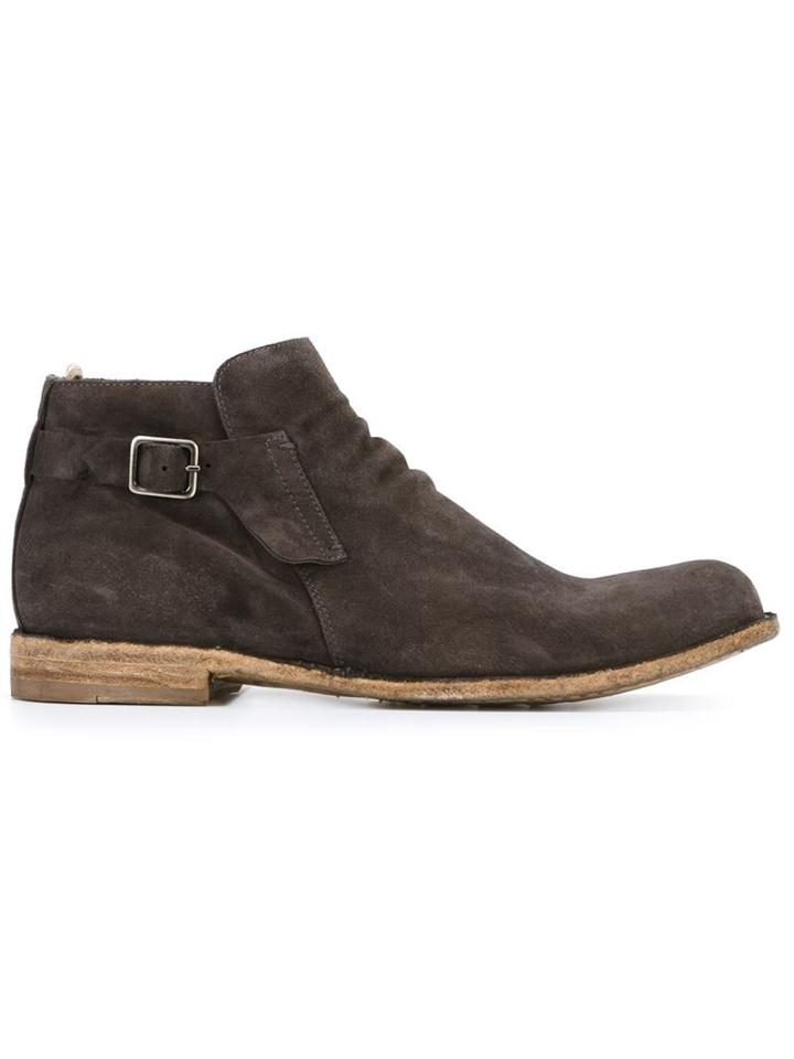Officine Creative Buckle Ankle Boots
