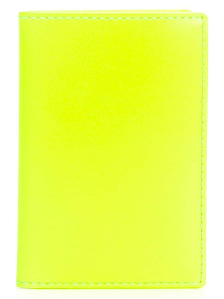 Comme Des Garçons Wallet Striped Wallet - Yellow
