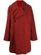 Rick Owens Drell Parka - Red